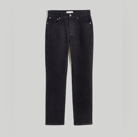 Madewell Denim - MadeWell The Mid-Rise Perfect Vintage Jeans in Clean Black Wash NG629